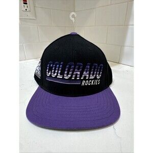 Vintage American Needle Colorado Rockies MLB Snapback Hat Embroidered Logo